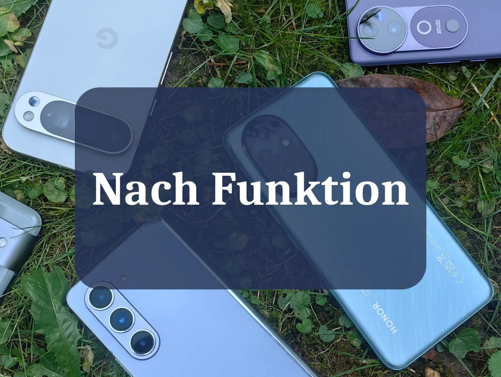 Smartphone Bestenliste nach Funktion